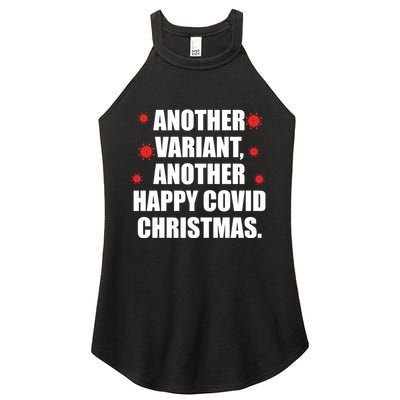 Another Variant Another Happy Covid Christmas Women's Perfect Tri Rocker Tank