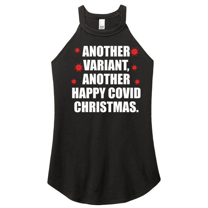 Another Variant Another Happy Covid Christmas Women's Perfect Tri Rocker Tank