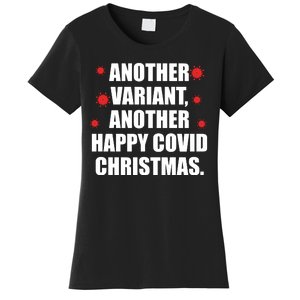 Another Variant Another Happy Covid Christmas Women's T-Shirt