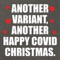 Another Variant Another Happy Covid Christmas Cotton Canvas Backpack