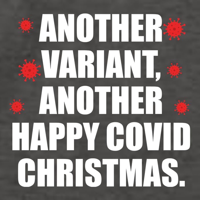 Another Variant Another Happy Covid Christmas Vector Backpack