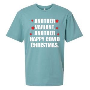 Another Variant Another Happy Covid Christmas Sueded Cloud Jersey T-Shirt