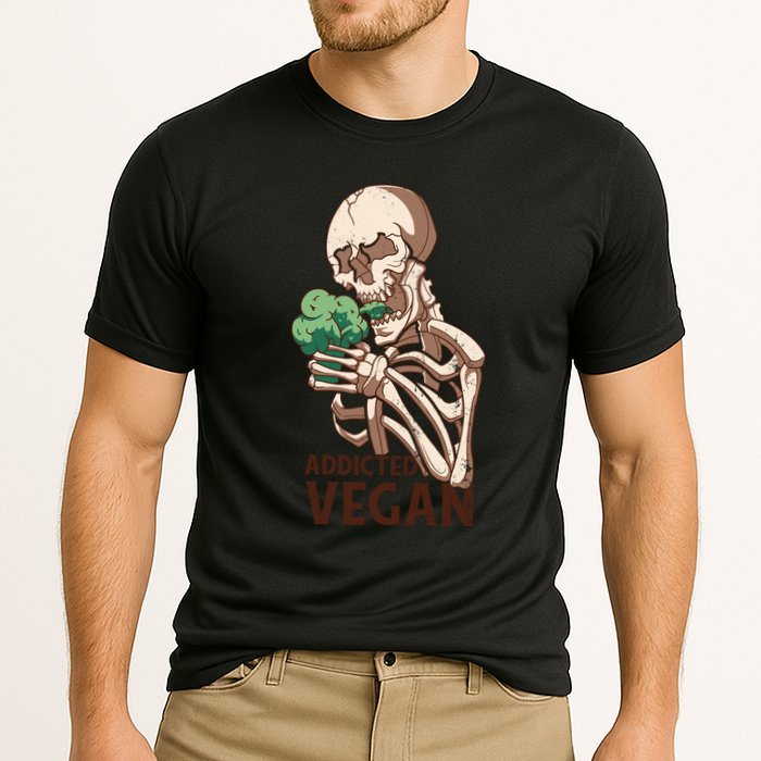 Addicted Vegan Cooling Performance Crew T-Shirt