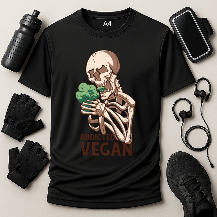 Addicted Vegan Cooling Performance Crew T-Shirt