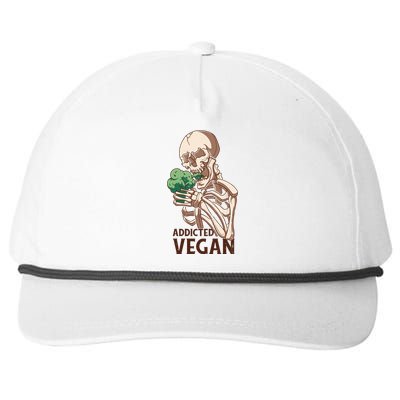 Addicted Vegan Snapback Five-Panel Rope Hat