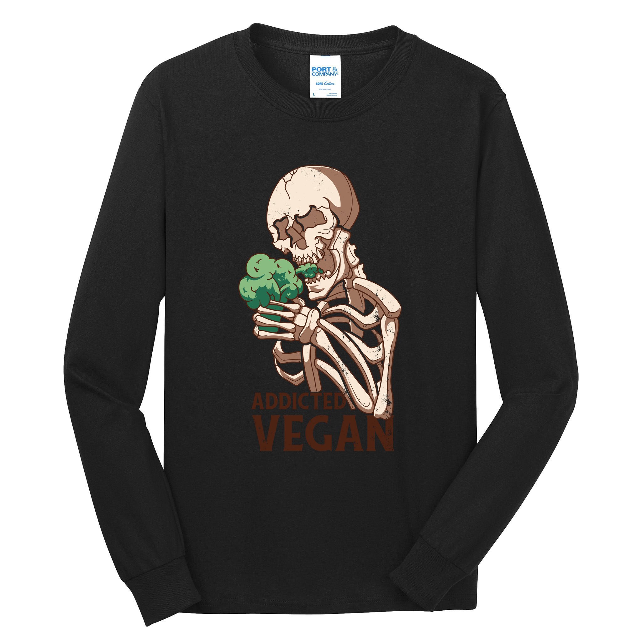 Addicted Vegan Tall Long Sleeve T-Shirt