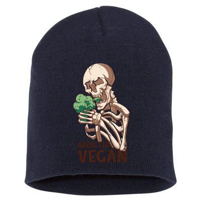 Addicted Vegan Short Acrylic Beanie