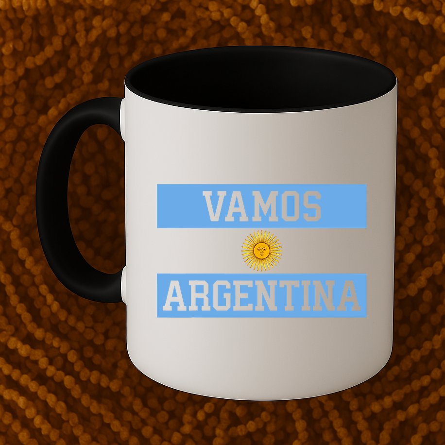 Argentina Vamos Argentina Flag Soccer Mug