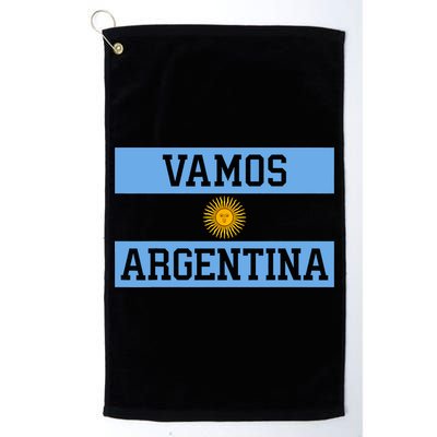 Argentina Vamos Argentina Flag Soccer Golf Towel