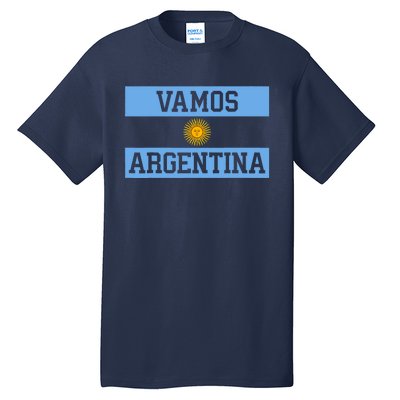 Argentina Vamos Argentina Flag Soccer Tall T-Shirt