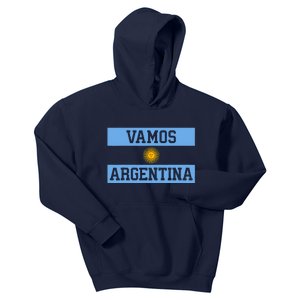 Argentina Vamos Argentina Flag Soccer Kids Hoodie