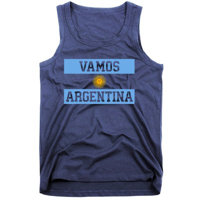 Argentina Vamos Argentina Flag Soccer Tank Top