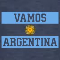 Argentina Vamos Argentina Flag Soccer Womens T-Shirt