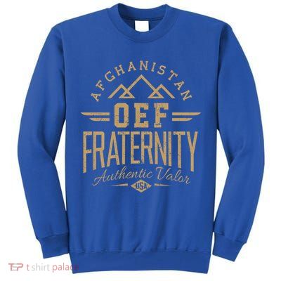 Army Veteran Afghanistan Soldier Oef Enduring Freedom Alumni Gift Tall Sweatshirt