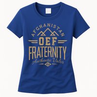 Army Veteran Afghanistan Soldier Oef Enduring Freedom Alumni Gift Womens T-Shirt