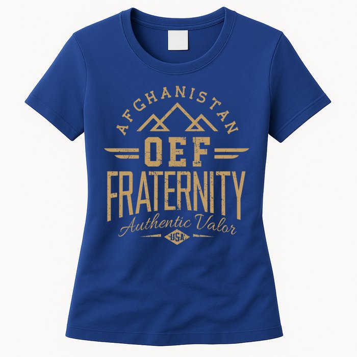 Army Veteran Afghanistan Soldier Oef Enduring Freedom Alumni Gift Womens T-Shirt