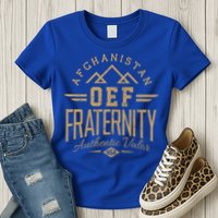 Army Veteran Afghanistan Soldier Oef Enduring Freedom Alumni Gift Womens T-Shirt