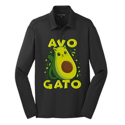 Avagato Kawii Silk Touch Performance Long Sleeve Polo