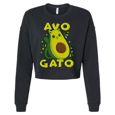Avagato Kawii Cropped Pullover Crew