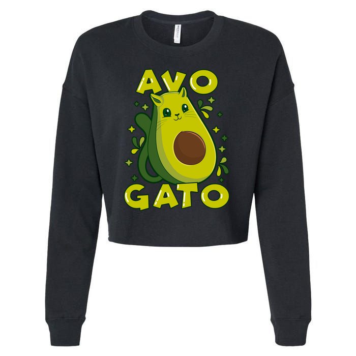 Avagato Kawii Cropped Pullover Crew