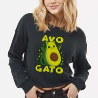 Avagato Kawii Cropped Pullover Crew