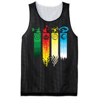 Avatar Bending Fire Water Earth Air Mesh Reversible Basketball Jersey Tank