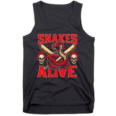 Arizona Vintage Baseball Arizona Snakes Alive Tank Top