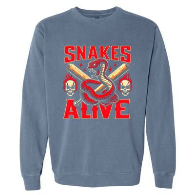 Arizona Vintage Baseball Arizona Snakes Alive Garment-Dyed Sweatshirt