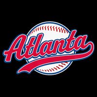 Atlanta Vintage Baseball Throwback Retro Design Hoodie
