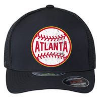 Atlanta  Vintage Baseball Throwback Retro Design Flexfit Unipanel Trucker Cap