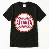 Atlanta  Vintage Baseball Throwback Retro Design Tall T-Shirt