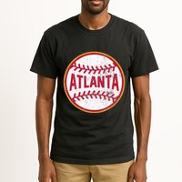 Atlanta  Vintage Baseball Throwback Retro Design Tall T-Shirt