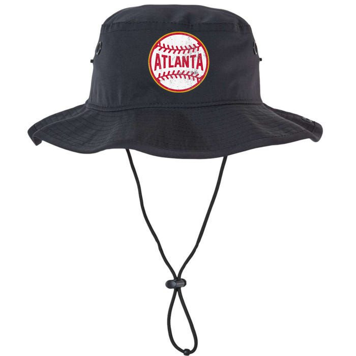 Atlanta  Vintage Baseball Throwback Retro Design Legacy Cool Fit Booney Bucket Hat