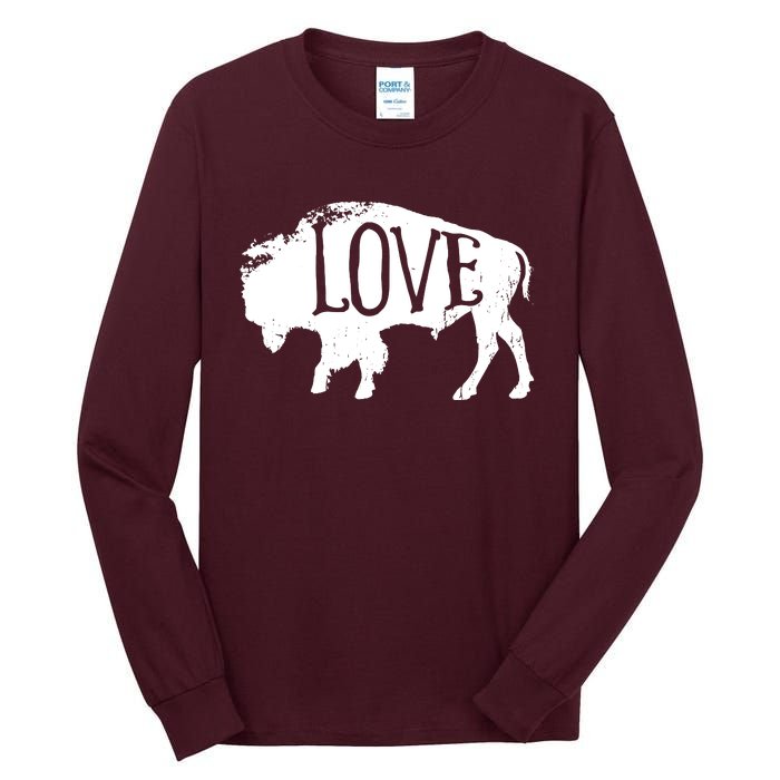 American Vintage Buffalo Silhouette Love Bison Tee Tall Long Sleeve T-Shirt