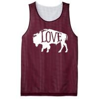 American Vintage Buffalo Silhouette Love Bison Tee Mesh Reversible Basketball Jersey Tank