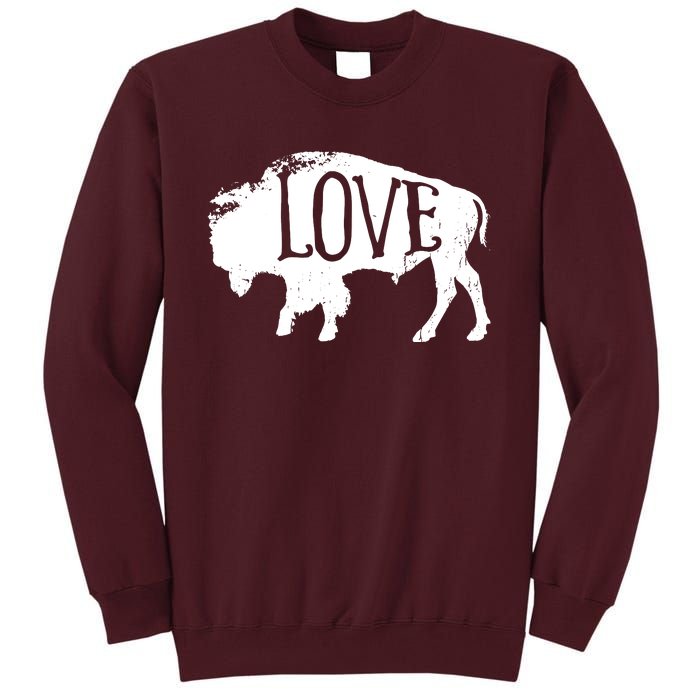 American Vintage Buffalo Silhouette Love Bison Tee Tall Sweatshirt