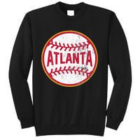 Atlanta  Vintage Baseball Throwback Retro Design Sweatshirt