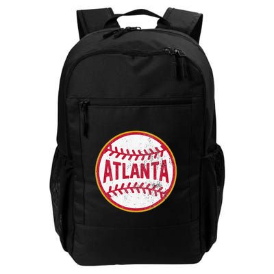 Atlanta  Vintage Baseball Throwback Retro Design Backpack