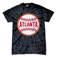 Atlanta  Vintage Baseball Throwback Retro Design Tie-Dye T-Shirt