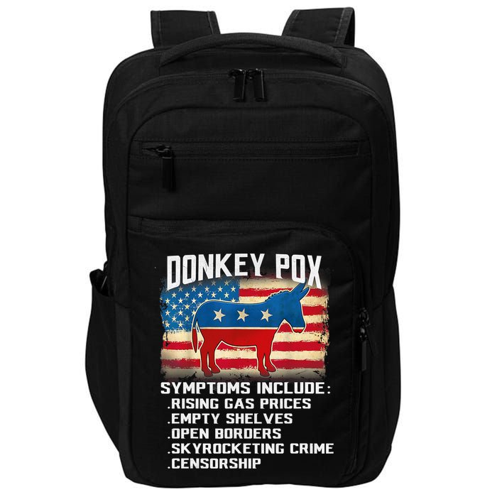 Anti Virus Biden Donkey Pox Symptoms Include Funny Biden Impact Tech Backpack