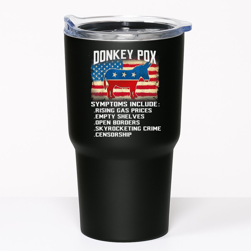 Anti Virus Biden Donkey Pox Symptoms Include Funny Biden Tumbler