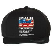 Anti Virus Biden Donkey Pox Symptoms Include Funny Biden Wool Snapback Cap