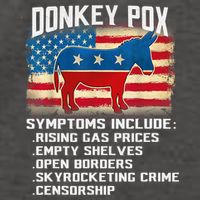 Anti Virus Biden Donkey Pox Symptoms Include Funny Biden Vector Backpack
