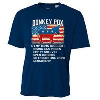 Anti Virus Biden Donkey Pox Symptoms Include Funny Biden Cooling Performance Crew T-Shirt