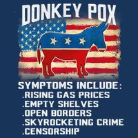 Anti Virus Biden Donkey Pox Symptoms Include Funny Biden Performance Shirt