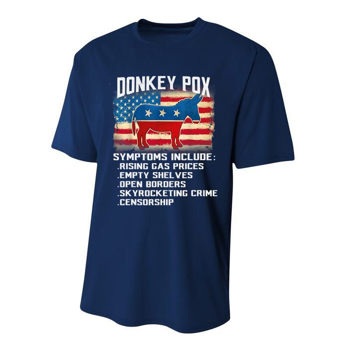 Anti Virus Biden Donkey Pox Symptoms Include Funny Biden Performance Sprint T-Shirt