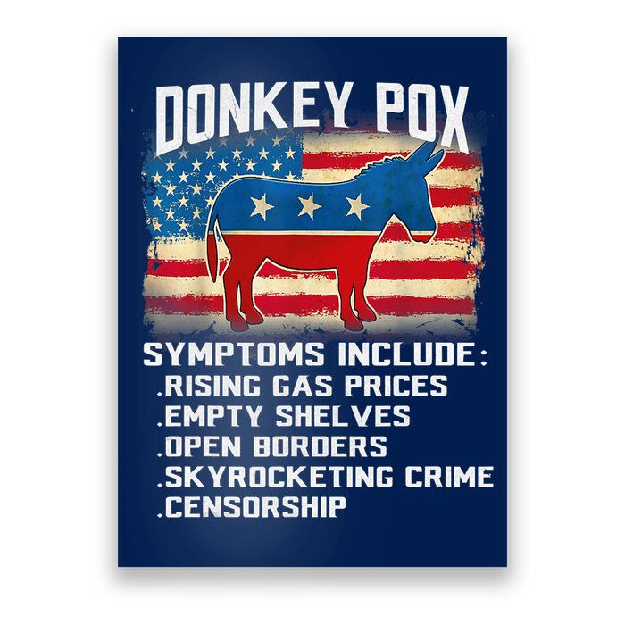 Anti Virus Biden Donkey Pox Symptoms Include Funny Biden Poster