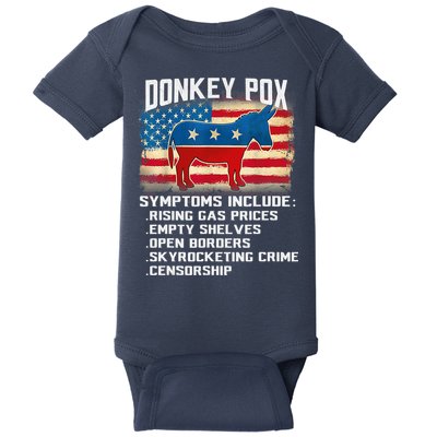 Anti Virus Biden Donkey Pox Symptoms Include Funny Biden Baby Bodysuit