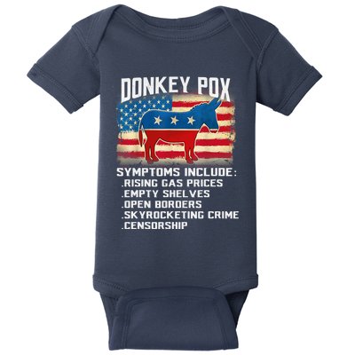 Anti Virus Biden Donkey Pox Symptoms Include Funny Biden Baby Bodysuit