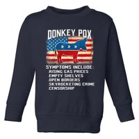 Anti Virus Biden Donkey Pox Symptoms Include Funny Biden Toddler Sweatshirt